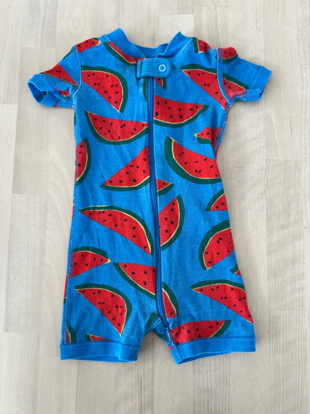 Hanna Andersson Watermelon Baby Romper 100% Organic Cotton 70cm 6–12 Months